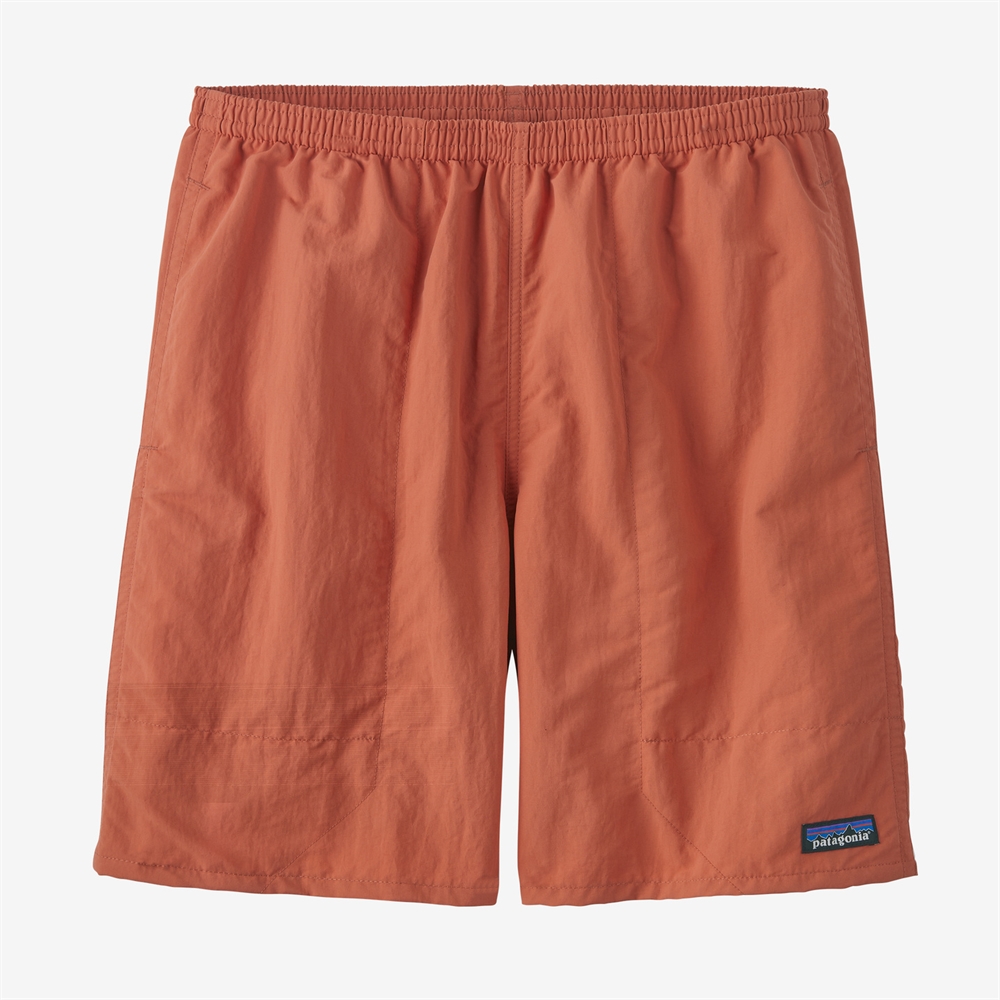 Patagonia Mens Baggies Longs 7 in Shorts Quartz Coral